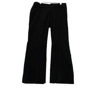 Massimo Womens Dress Pants SZ 4 Black Pockets Office Career Dress Casual NWOT